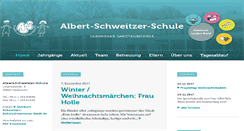 Desktop Screenshot of albert-schweitzer-schule-hannover.de