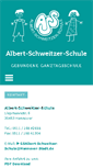 Mobile Screenshot of albert-schweitzer-schule-hannover.de